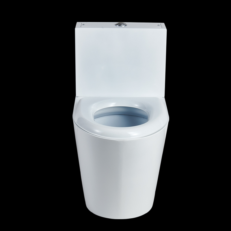 Stainless Steel White Toilet Bowl