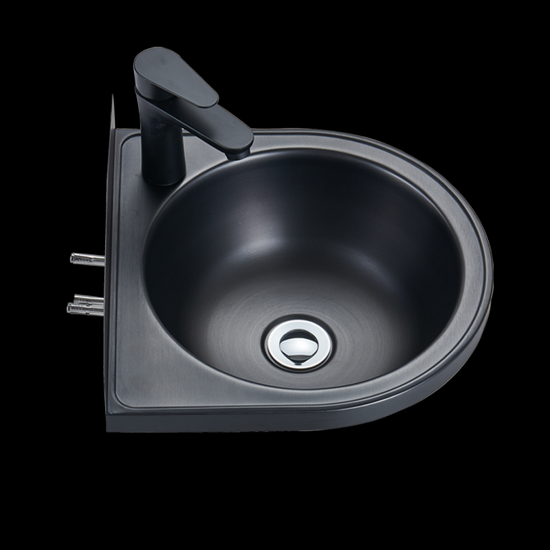 Stainless Steel Black Color Hand Wash Sink