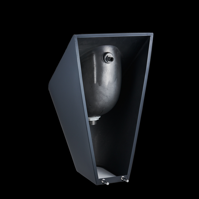 stainless steel color wall hung urinal