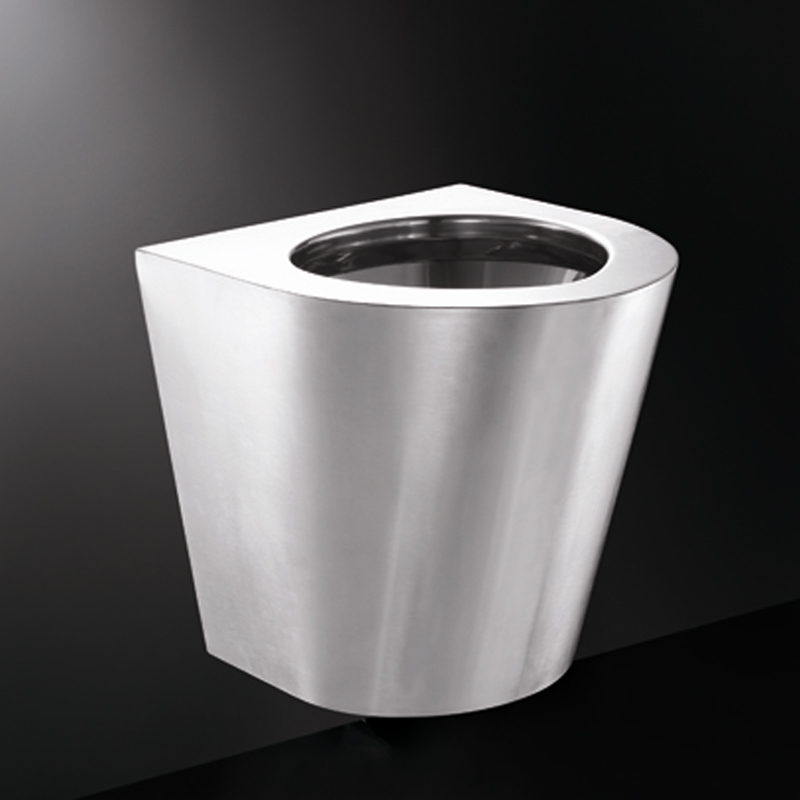 Stainless Steel Washdown P-trap Toilet Pan