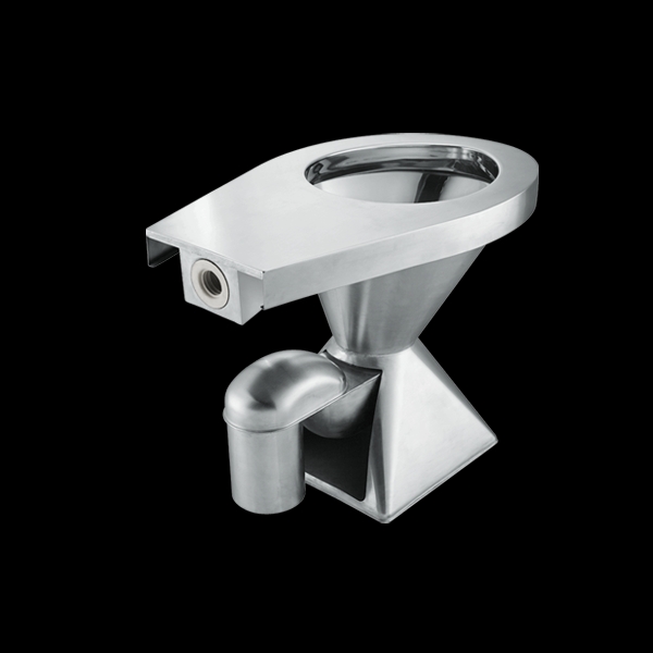 Vaso WC portatile con trappola a S in acciaio inossidabile
