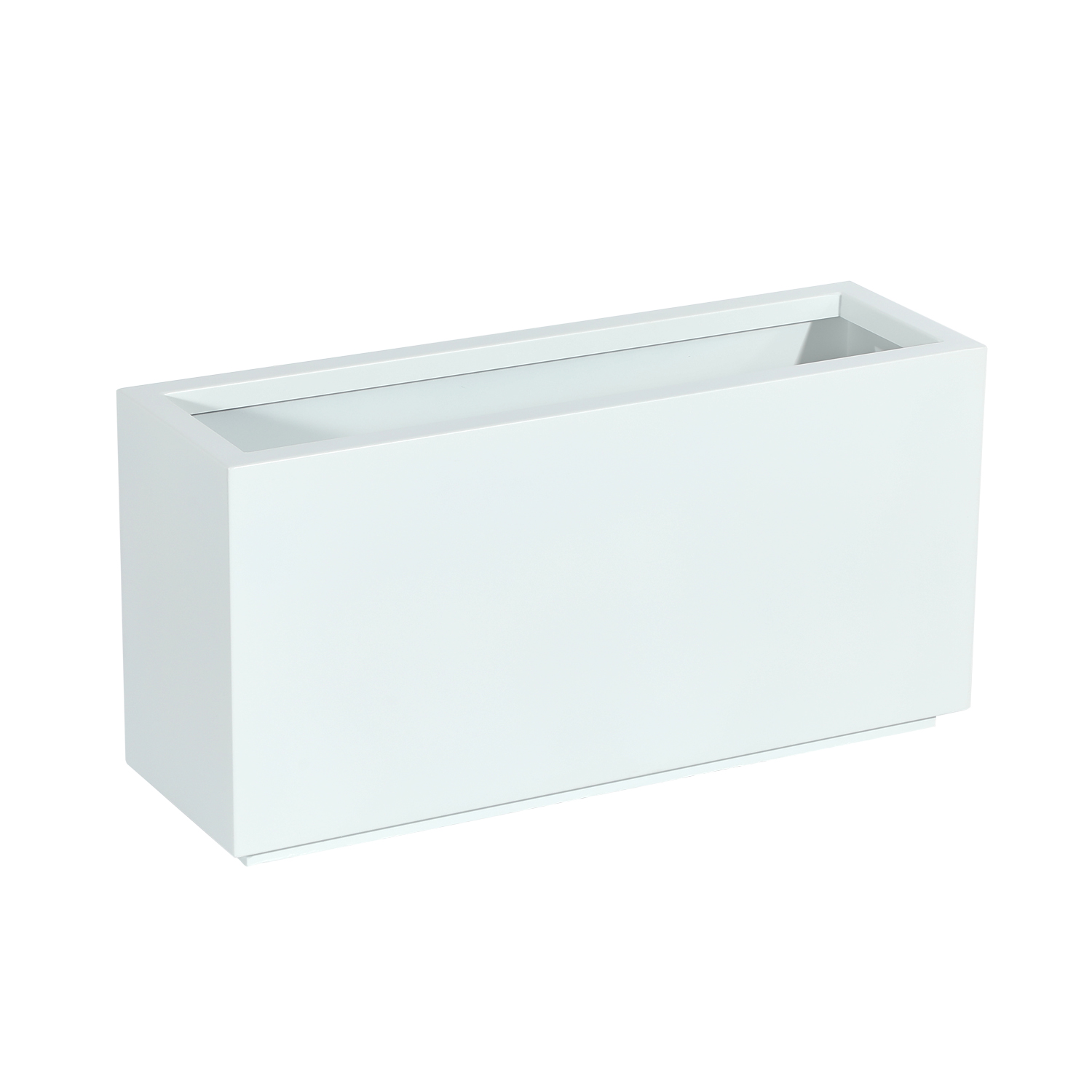 stainless steel rectangular planter box