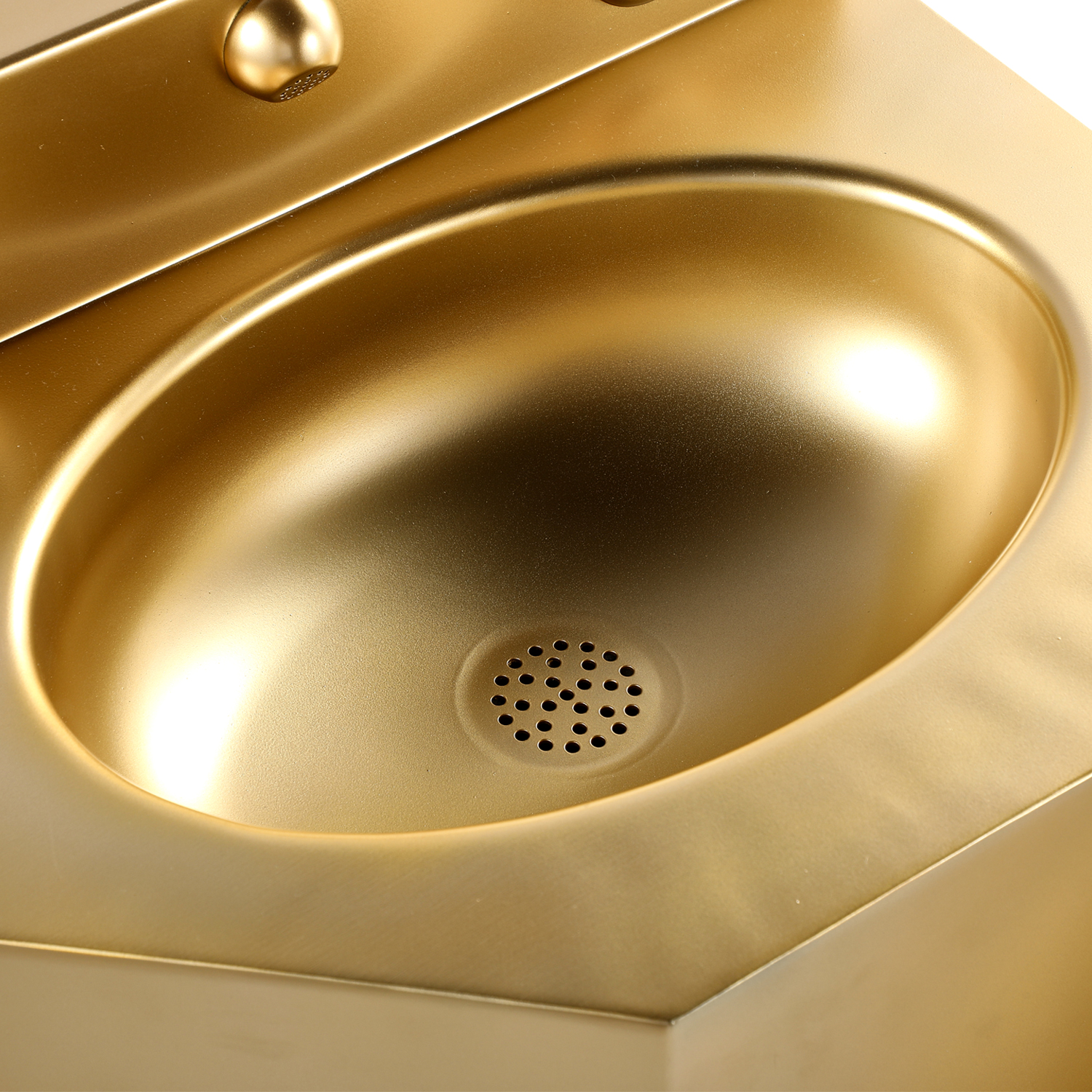 Golden Stainless Steel Combination Toilet