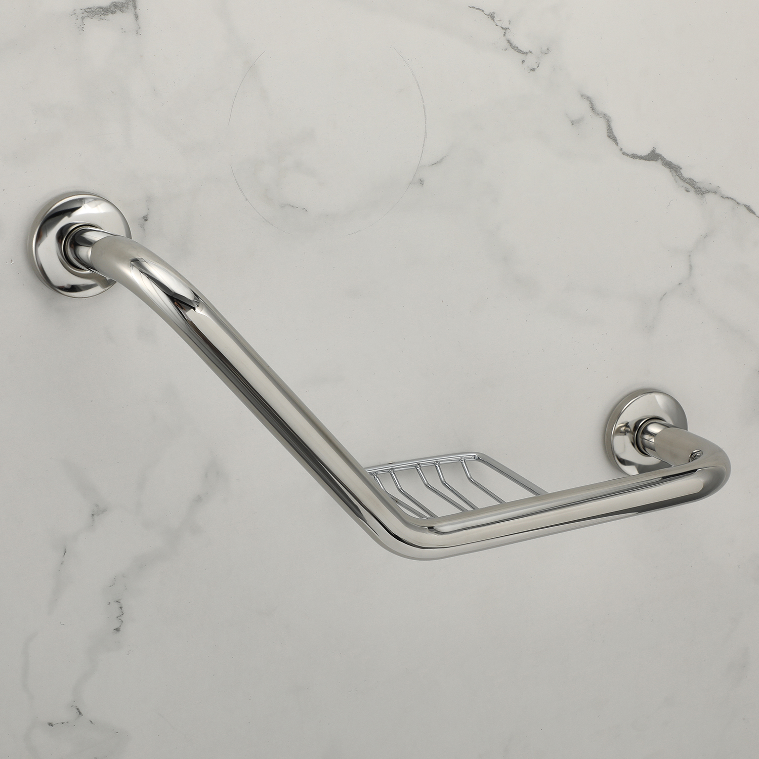 Supply Stainless Steel Toilet Safety Grab Bars With Soap Rack Wholesale