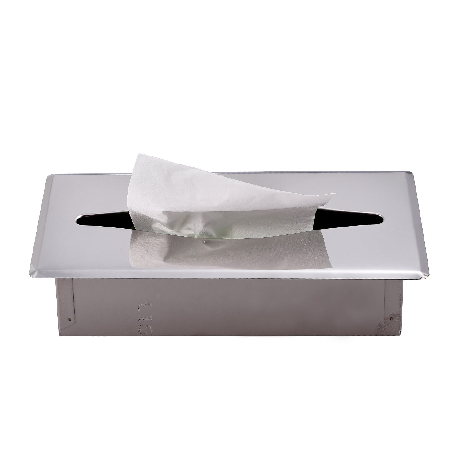 Eingebetteter Papiertaschentuchspender aus Edelstahl