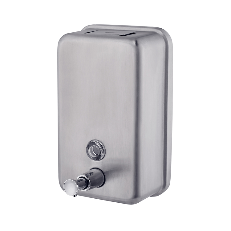 Satin Stainless Steel Soap Dispenser