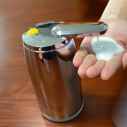 Distributeur automatique de savon en acier inoxydable pour salle de bain