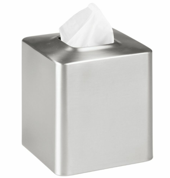 METAL SQUARE TISSUE BOX