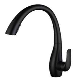 Black Color Stainless Steel Sink Faucet