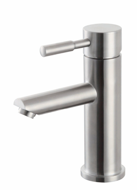 Single Cold Stainless Steel Bathroom Basin Faucet