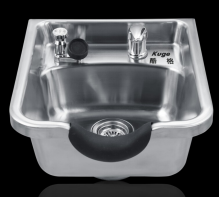 Stainless steel shampoo bowl for barber shop and beauty shop