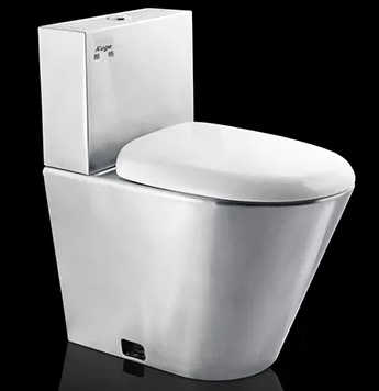 Stainless steel toilet with cistern
