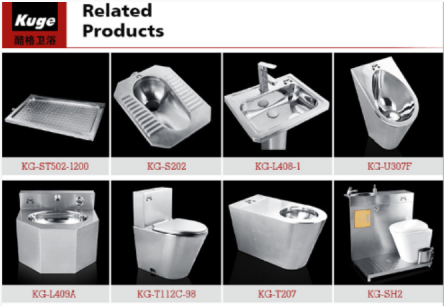 Kuge stainless steel sanitary wares