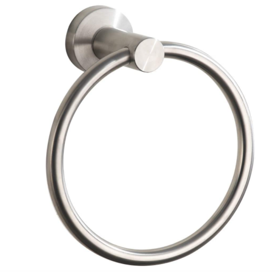 Bath Hand Towel Ring Stainless Steel Round Towel Holder for Bathroom