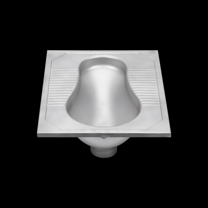 Vaschetta per WC tozza in acciaio inox sabbiata