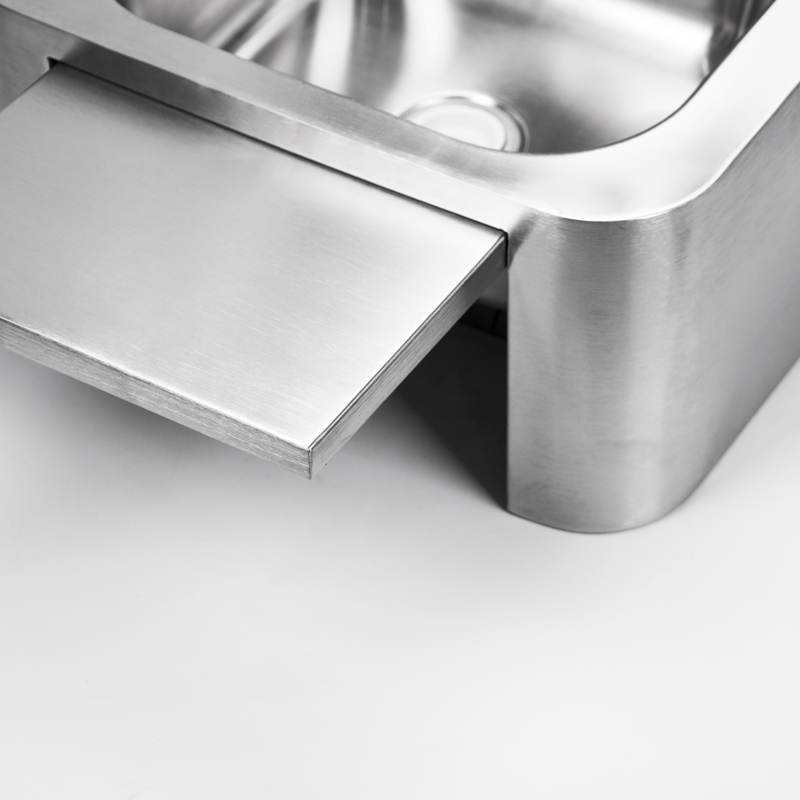 Square Bowl Wall Mounted Stainless Steel Hand Wash Sink