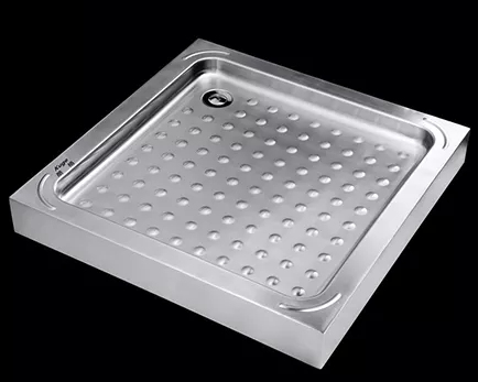stainless steel shower tray