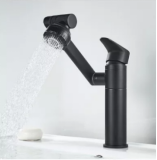 Black Fortune Cat Washing Face Basin Faucet