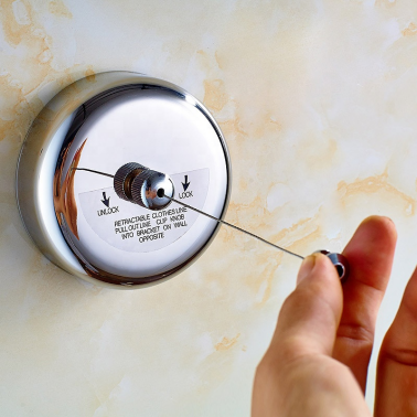 Stainless steel outdoor/indoor clothes line