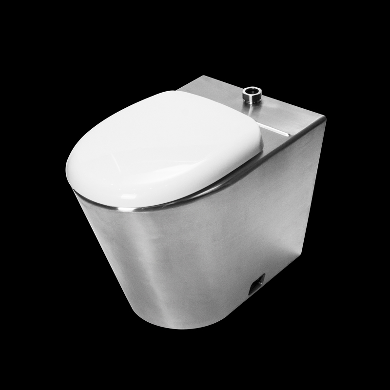 Top inlet Stainless Steel Toilet Bowl