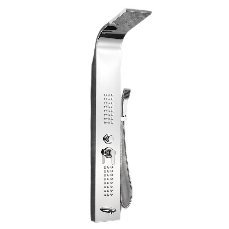 Wall Mounted Multifunctional Spa Stainless Steel Shower Panel