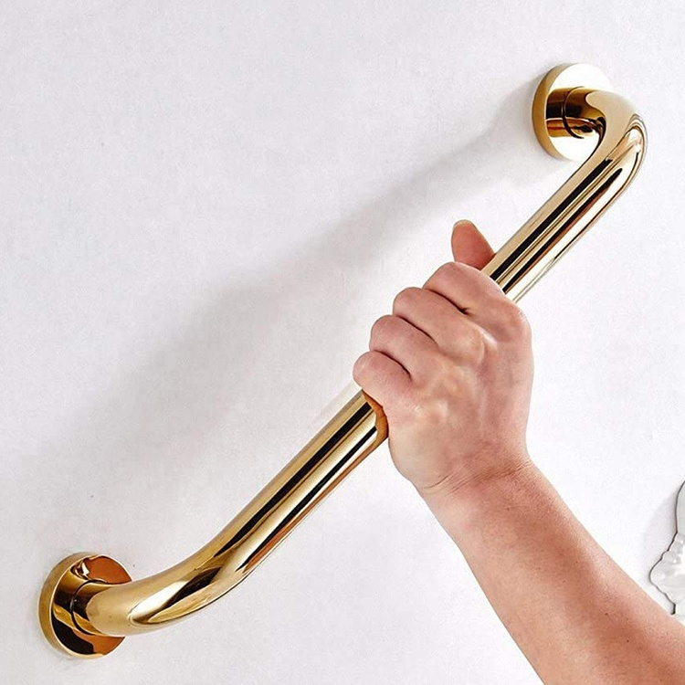 Polished Stainless Steel Bathroom Safety Handrail