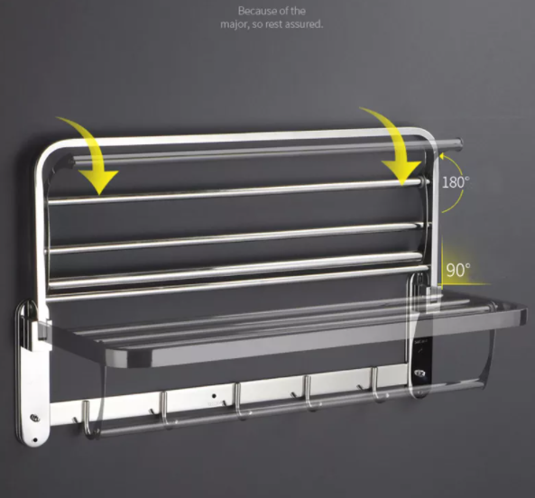 Stainless Steel Wall Mounted Bath Towel Rack