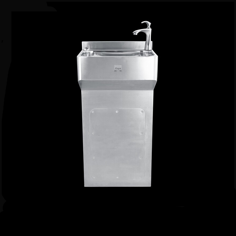 Floor Standing stainless steel basin with faucet