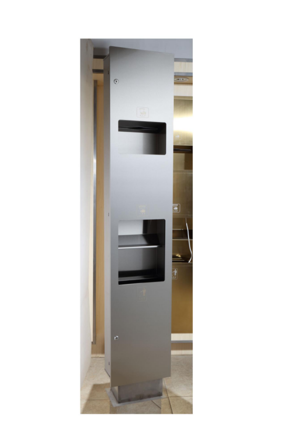 3-IN-1 ELECTRONIC HAND DRYER, PAPER TOWEL DISPENSER AND WASTE BIN