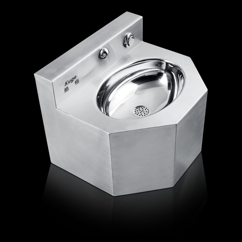304 Hand Wash Stainless Steel Sink/Security Wall Mount Sink