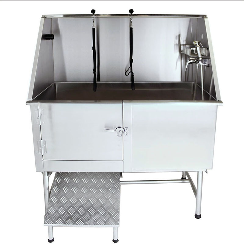 Superior Stainless Steel Dog Grooming Bath Tub For Pet Store