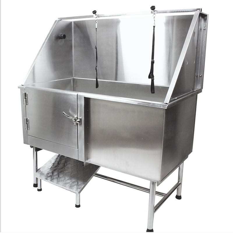 Superior Stainless Steel Dog Grooming Bath Tub For Pet Store
