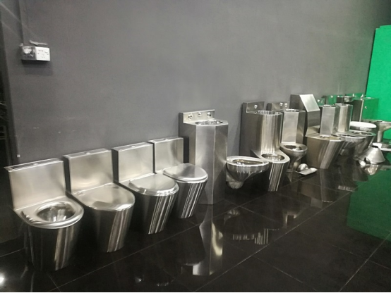 stainless steel toilet