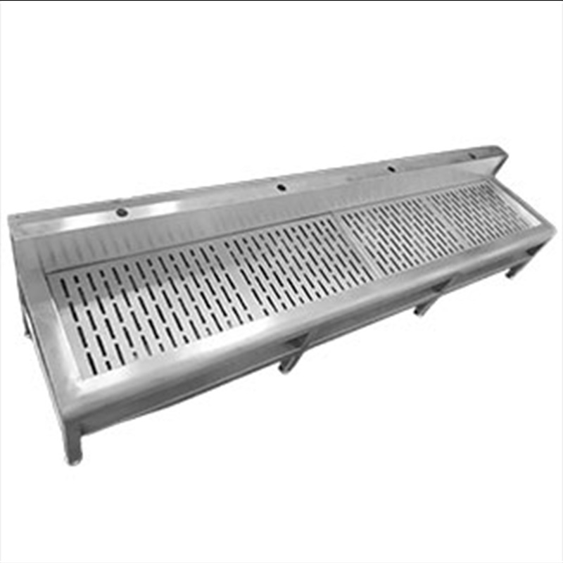 Customized Single Wudu Wash Trough Stainless Steel Muslim Wudu Sink Wash Basin For Mosques and Places Of Worship
