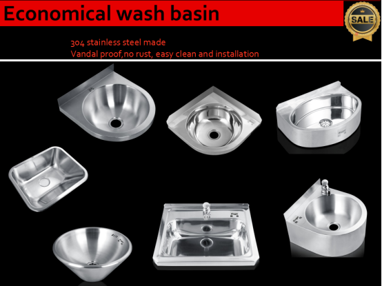 steel wash basin