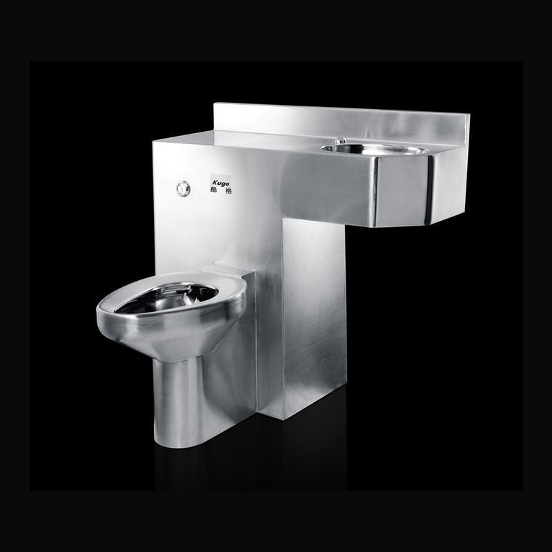 stainless steel combination toilet