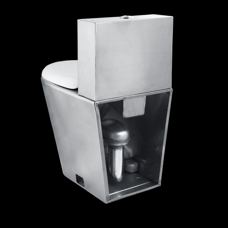 stainless steel siphon toilet