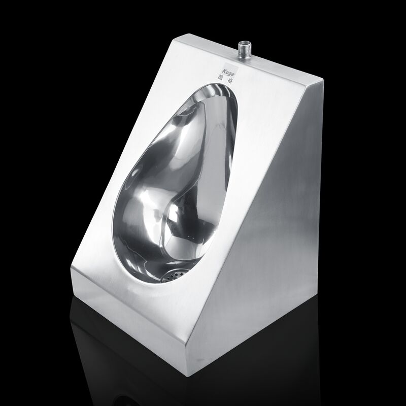 wall hung stainless steel urinal