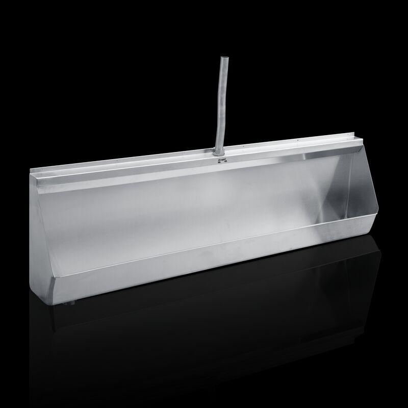 stainless steel urinal trough