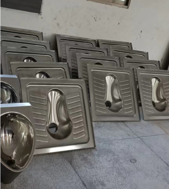 stainless steel squat toilet pan