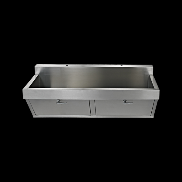 Stainless steel operation theatre wash basin surgical scrub sink for hospital