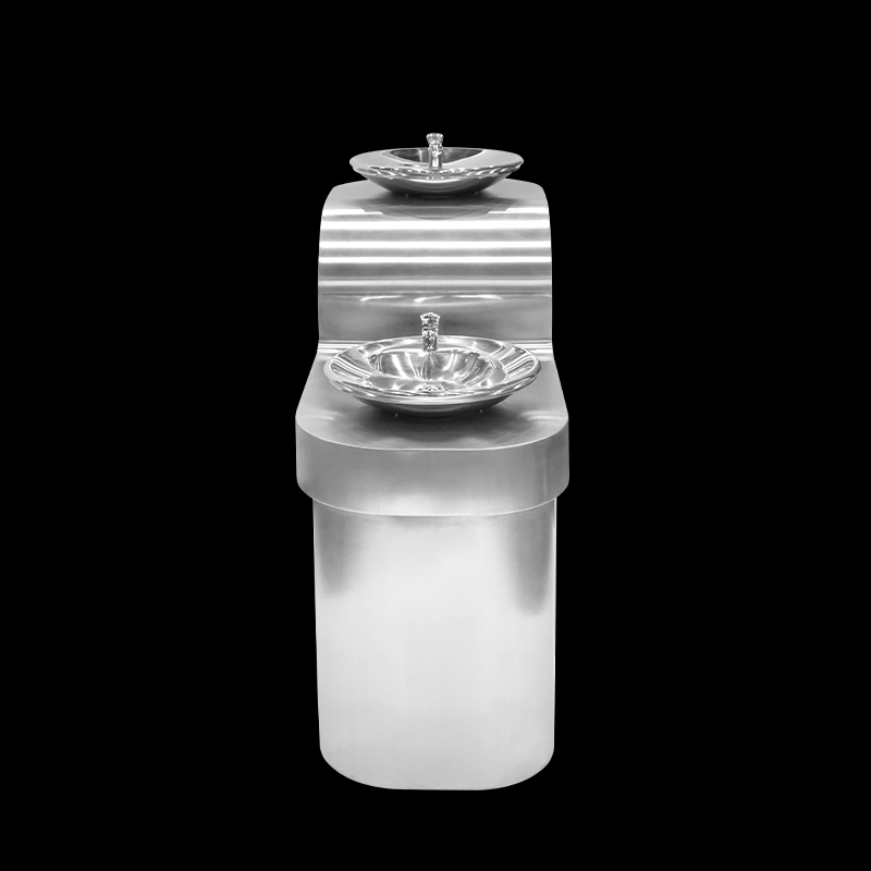 Supply Ada compliant playground stainless steel outdoor drinking