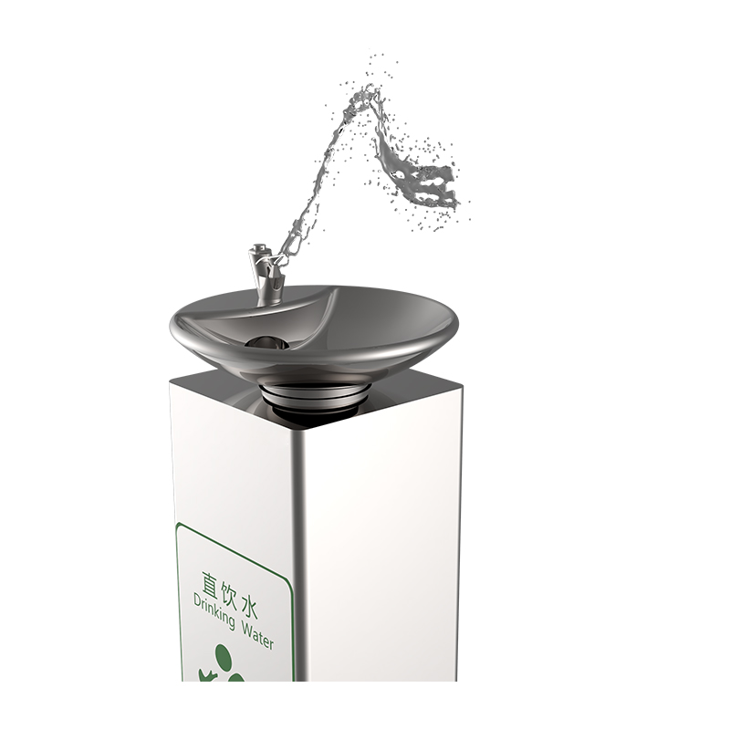 Free standing 304 stainless steel drinking water fountain