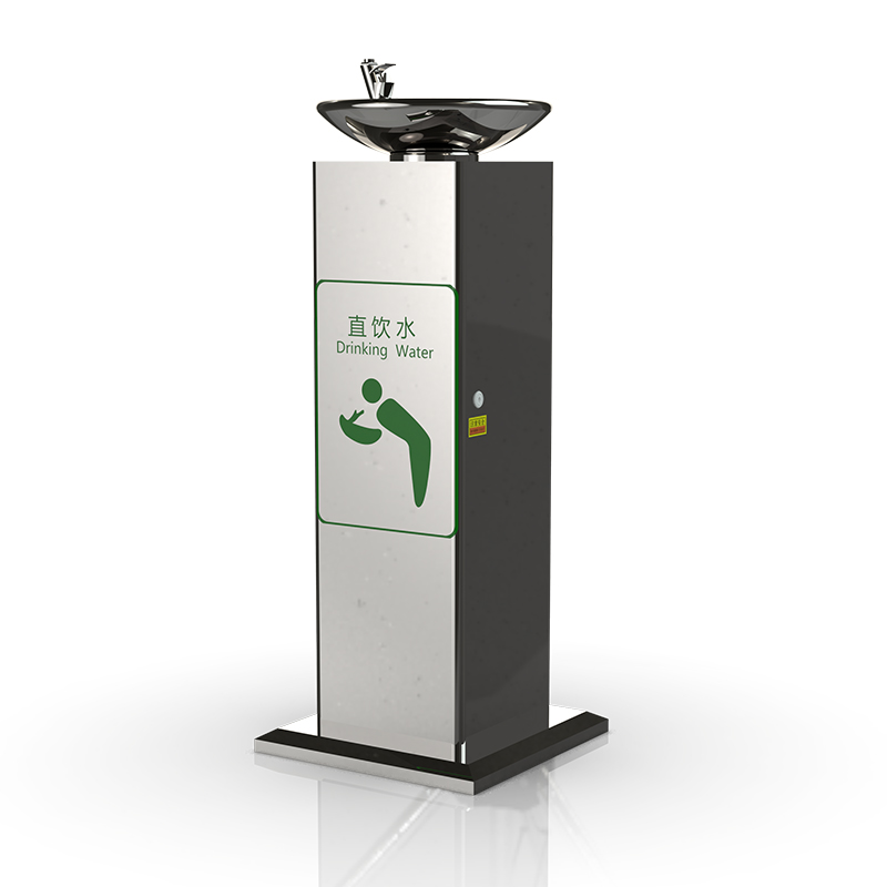 Free standing 304 stainless steel drinking water fountain