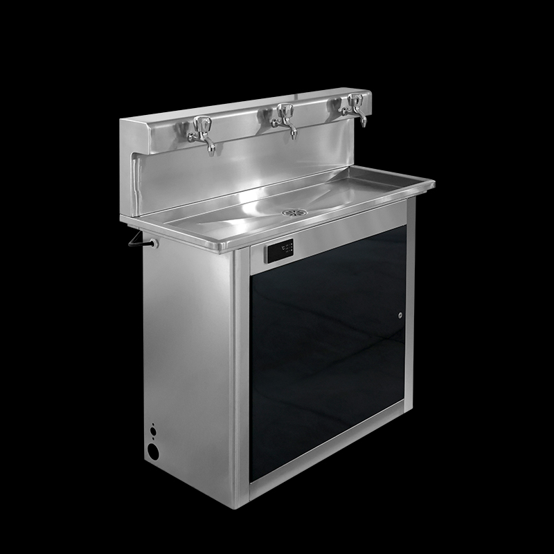 Electric stainless steel hot and warm drinking fountain
