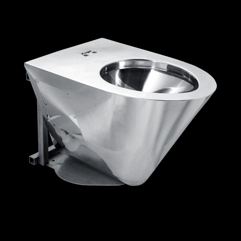 stainless steel toilet bowl