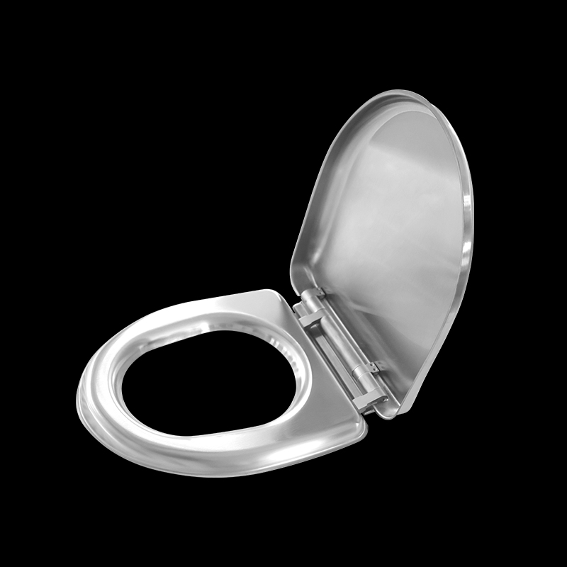 Soft Close Stainless Steel Toilet Seat Cover