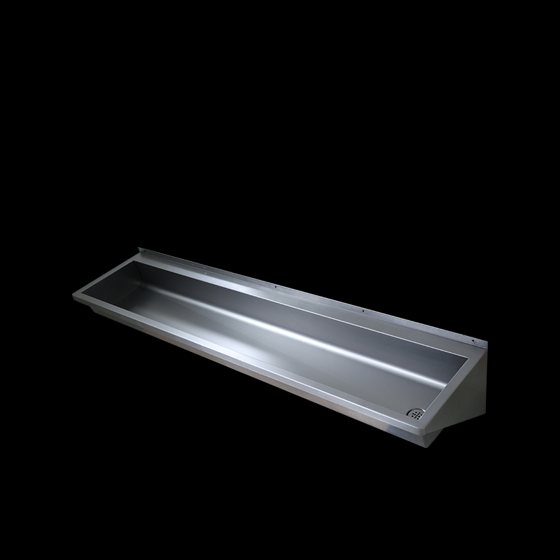 Luxury black color stainless steel hand wash trough