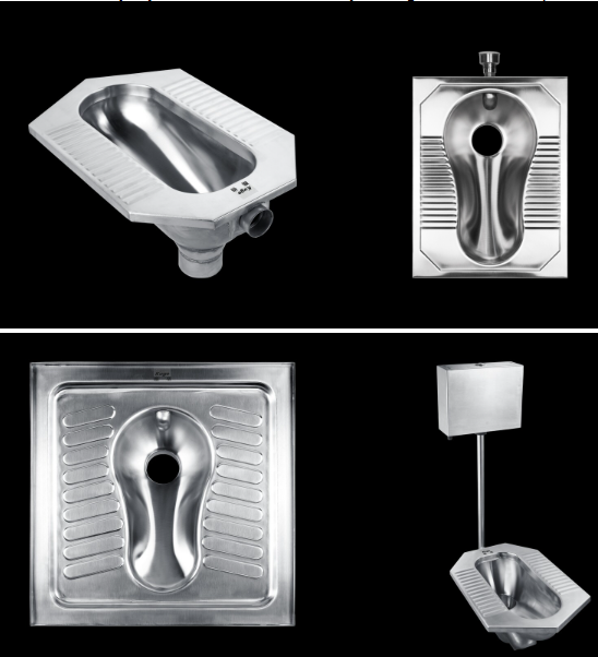 Why is the price of each stainless steel squatting toilet different?