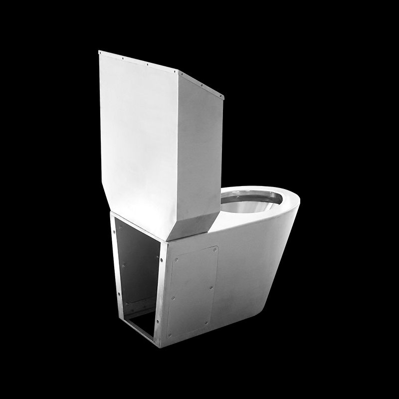 Toilettes pour handicapés en acier inoxydable 304 avec réservoir d'eau